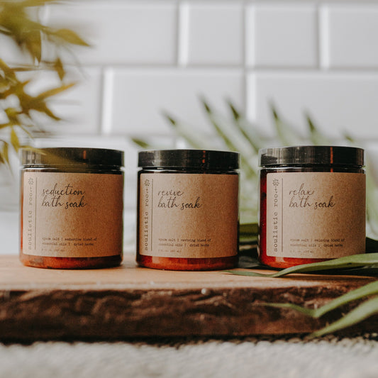 Essential Oil Bath Salts - Little Mountain Flowers