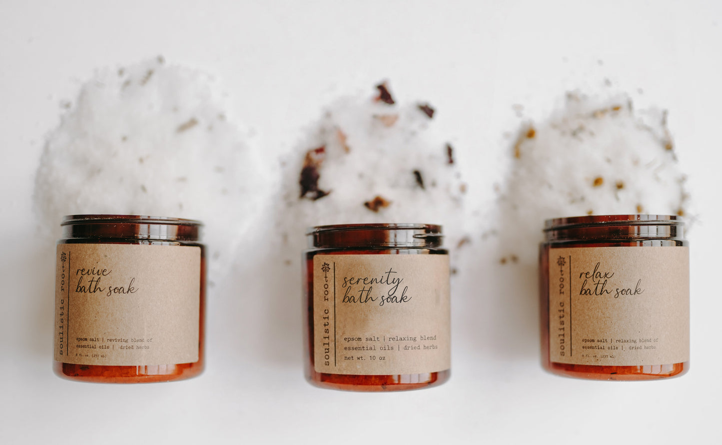 Essential Oil Bath Salts - Little Mountain Flowers