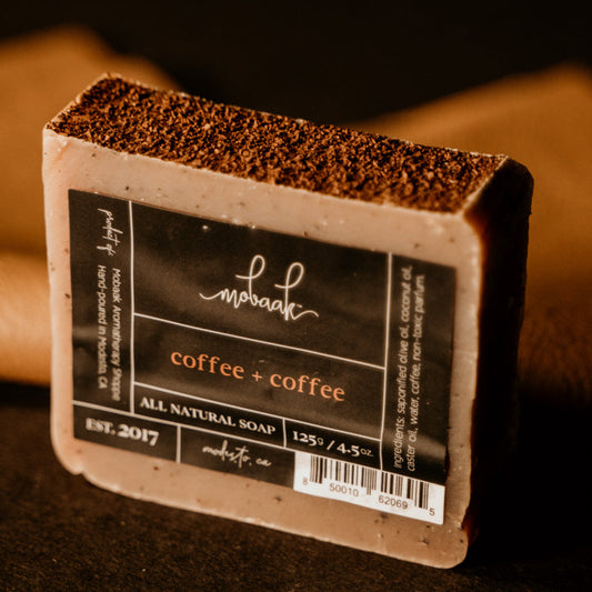 Coffee + Coffee Soap - Gentle Exfoliation