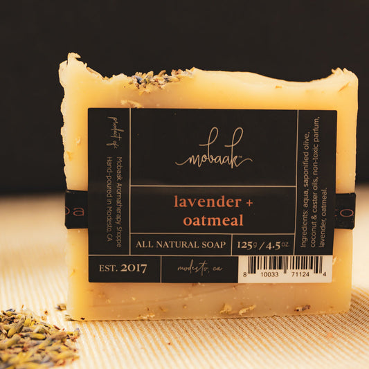 Natural Lavender & Oatmeal Soap